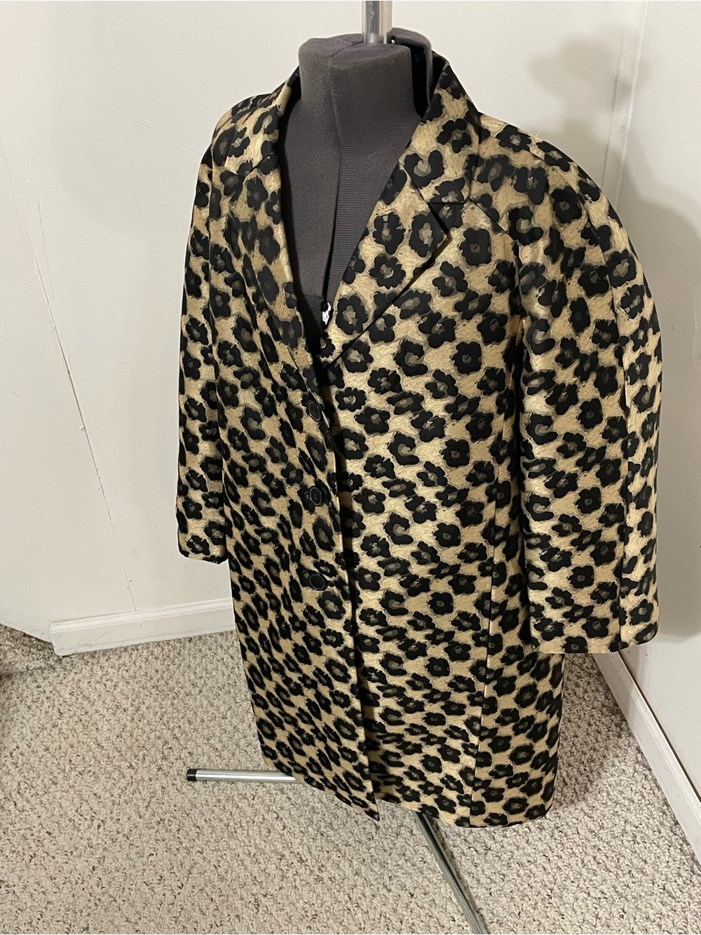 Ann Taylor Leopard Print Coat